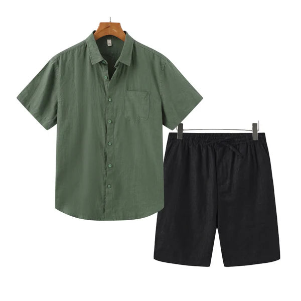 Linen Combo T-Shirt and Short