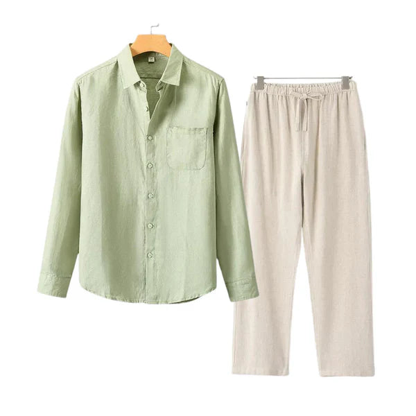 Linen Combo Long Sleeve and Pants