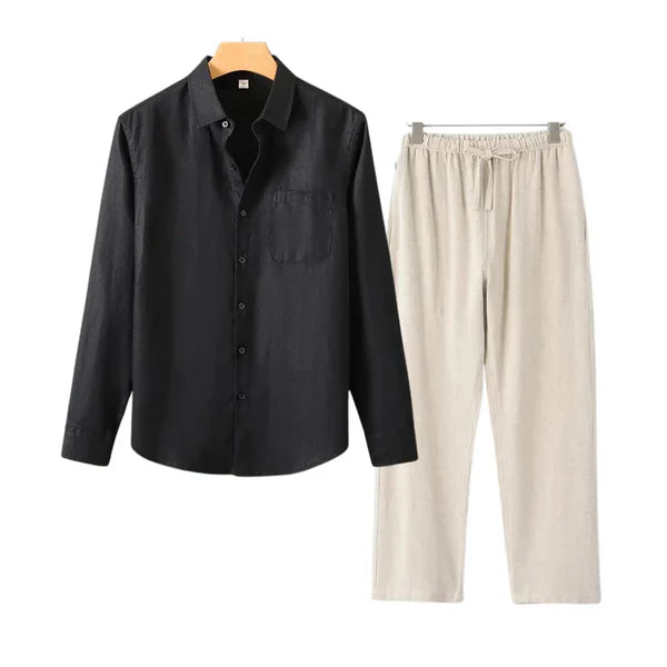 Linen Combo Long Sleeve and Pants