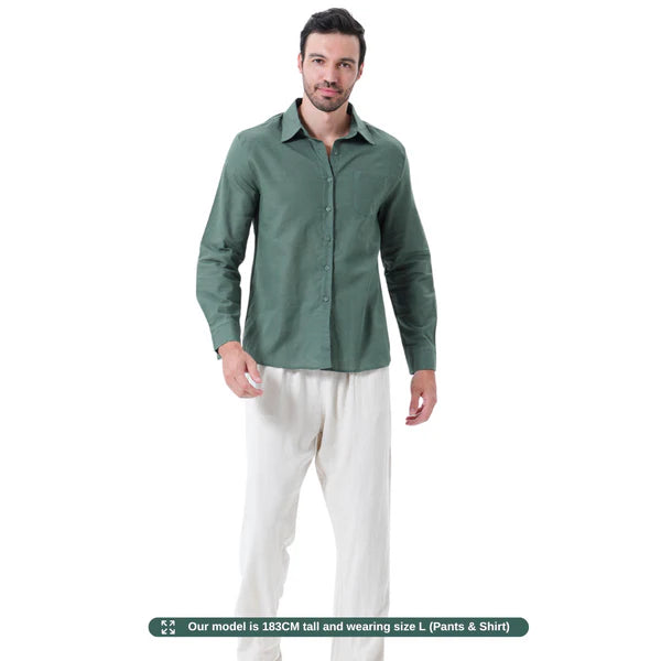 Linen Combo Long Sleeve and Pants