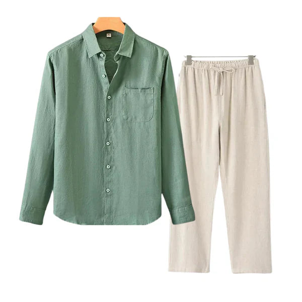 Linen Combo Long Sleeve and Pants