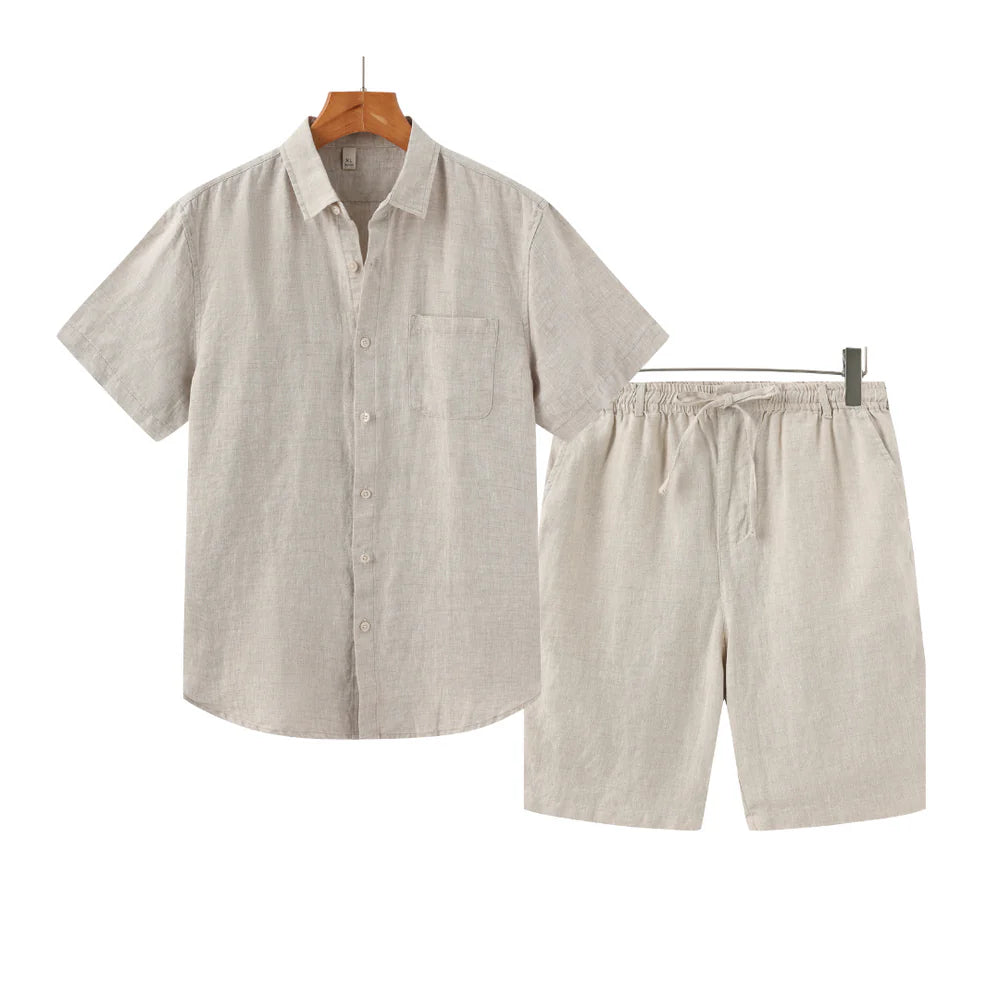 Linen Combo T-Shirt and Short