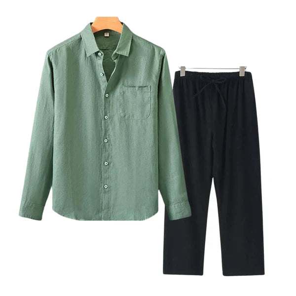 Linen Combo Long Sleeve and Pants