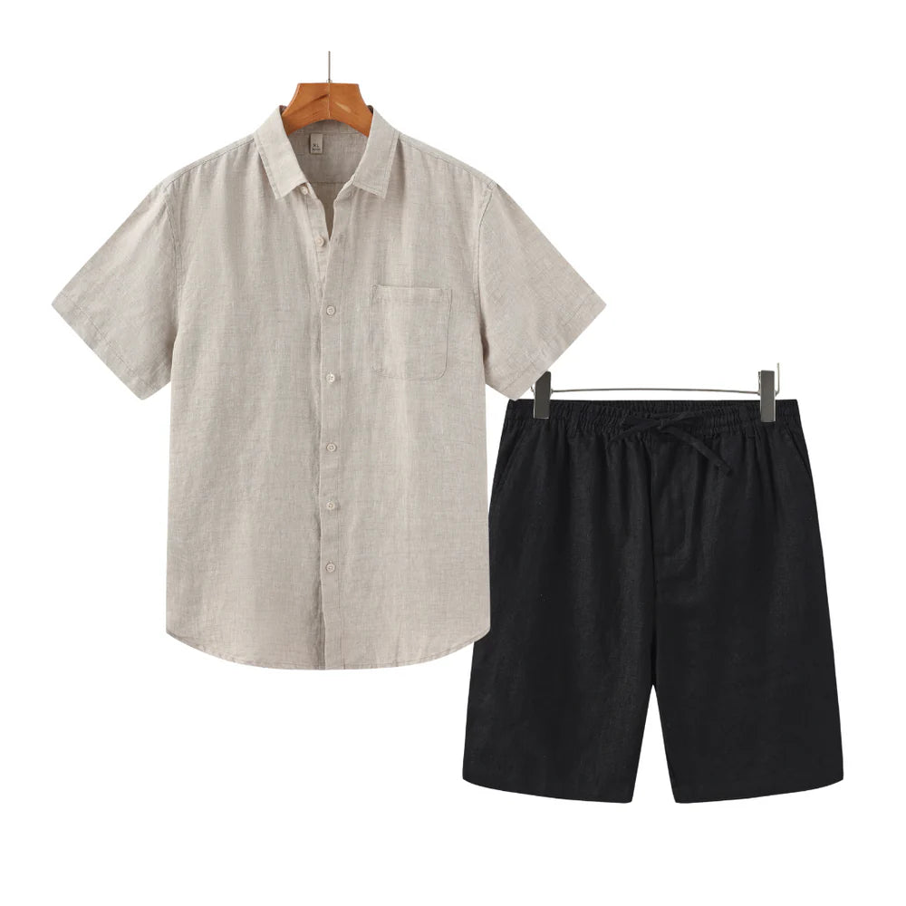 Linen Combo T-Shirt and Short