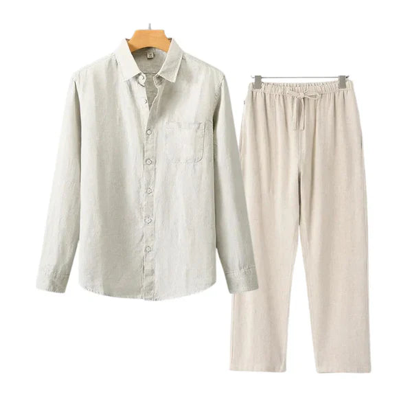 Linen Combo Long Sleeve and Pants