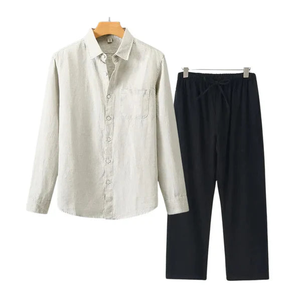 Linen Combo Long Sleeve and Pants