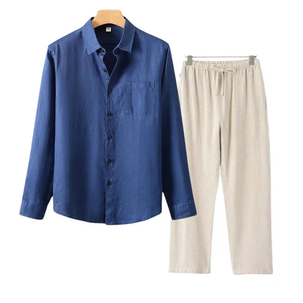 Linen Combo Long Sleeve and Pants