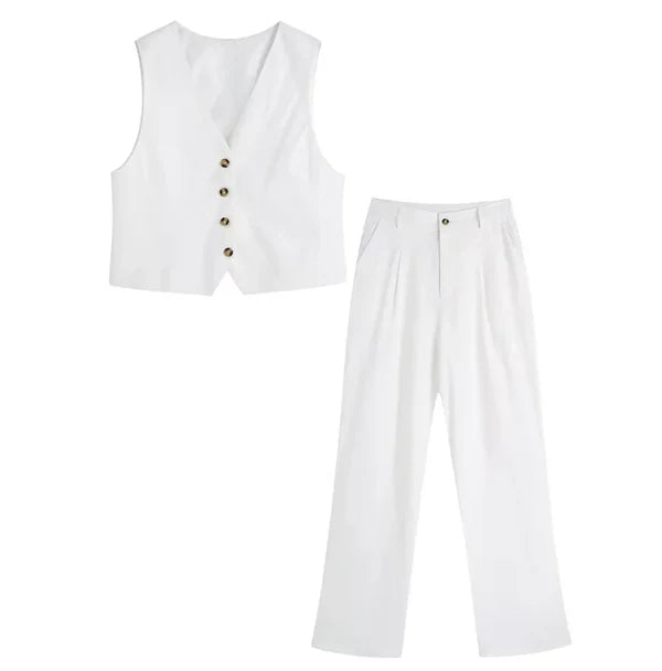 Classy Lady Set Vest and Pants