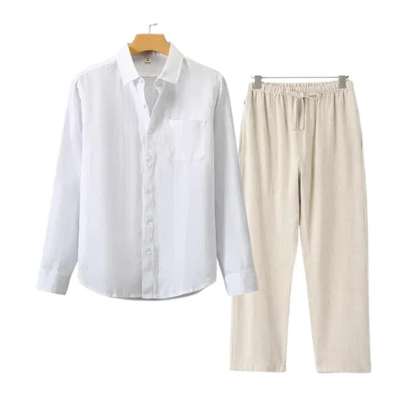 Linen Combo Long Sleeve and Pants