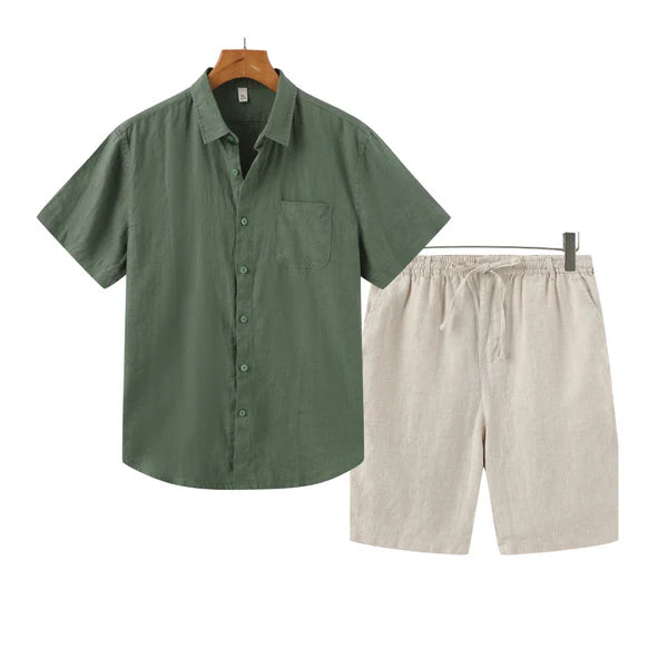 Linen Combo T-Shirt and Short