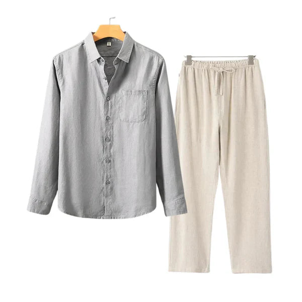 Linen Combo Long Sleeve and Pants