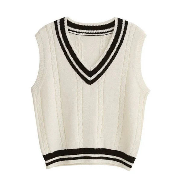 Rich Lady Sweater V-neck Vest