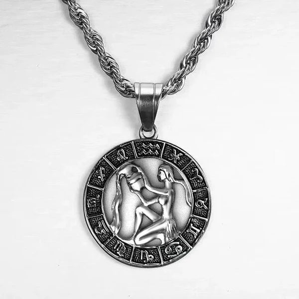 Necklace Silver Zodiac Sign